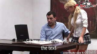 ���্পেনীয়, big tits, সুন্দরি সেক্সি মহিলার, big tits, কর্মক্ষেত্রে