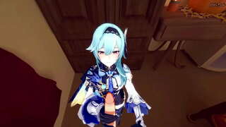 כאַרדקאָר פאַקינג Eula דאָגגיסטילע און פילונג איר מיט קום.